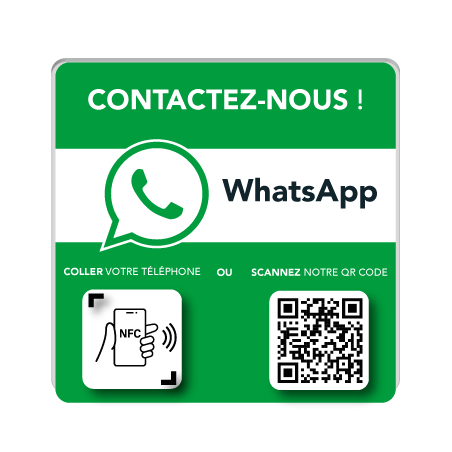 Plaque connectée - WhatsApp