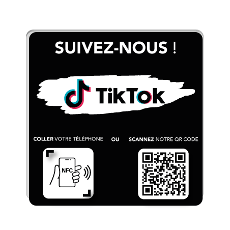 Plaque connectée - TikTok